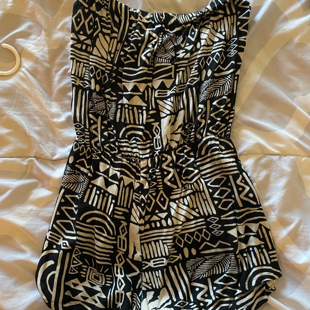 Printed Romper